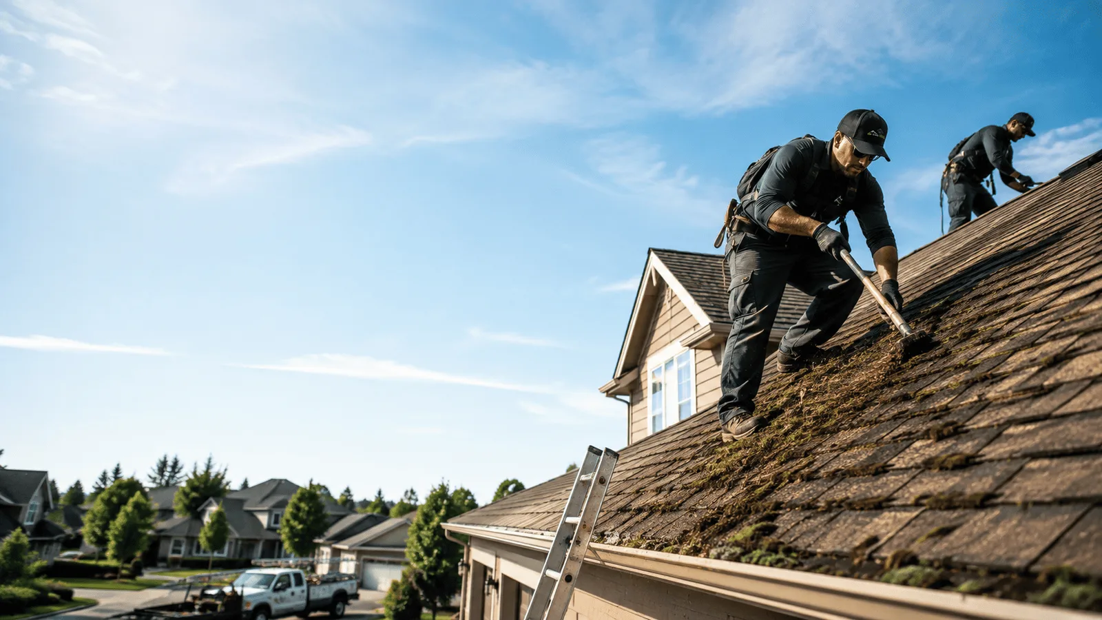 Roof Moss Removal in Oxly, MO near me